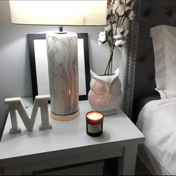 Owl Ceramic Vase in White - Picture 2 of 11